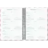 Dohe Cherry Agenda Escolar 25/26 Espiral A5 - Semana Vista - Papel 70g/m2 - 4 Hojas de Pegatinas - Cubierta de Carton Plastifica