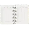 Dohe WWF Tropic Agenda Escolar 25/26 Espiral Wire’o A6 - Dia Pagina - Papel 80g/m2 - 4 Hojas de Pegatinas - Cubierta de Carton P