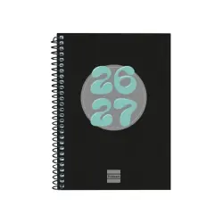 Finocam Cool Agenda Escolar 26/27 - Semana Vista Horizontal - Formato 8º - 120x164mm - Tapas de Carton Forrado - Papel de 80g/m2
