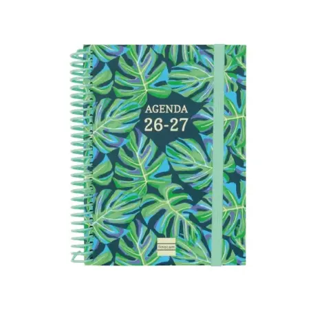 Finocam Diva Agenda Escolar 26/27 - Semana Vista Horizontal - Formato 8º - 120x164mm - Tapas de Carton Forrado - Papel de 80g/m2