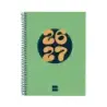 Finocam Cool Agenda Escolar 26/27 - Semana Vista Horizontal - Formato 4º - 155x212mm - Tapas de Carton Forrado - Papel de 80g/m2