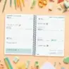 Finocam Cool Agenda Escolar 26/27 - Semana Vista Horizontal - Formato 4º - 155x212mm - Tapas de Carton Forrado - Papel de 80g/m2