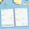 Finocam Diva Agenda Escolar 26/27 - Semana Vista Horizontal - Formato 4º - 155x212mm - Tapas de Carton Forrado - Papel de 80g/m2