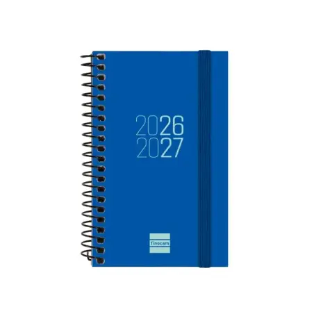 Finocam Espir Agenda Escolar 26/27 - Semana Vista Horizontal - Formato E3 - 79x127mm - Tapas de Polipropileno - Papel de 80g/m2