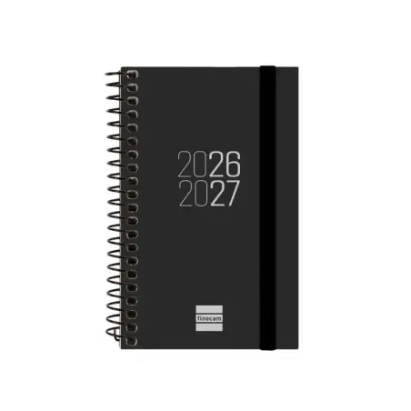 Finocam Espir Agenda Escolar 26/27 - Semana Vista Horizontal - Formato E3 - 79x127mm - Tapas de Polipropileno - Papel de 80g/m2