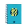 Finocam Cool Agenda Escolar 26/27 - 1 Dia por Pagina - Formato 8º - 120x164mm - Tapas de Carton Forrado - Papel de 80g/m2 - Espi