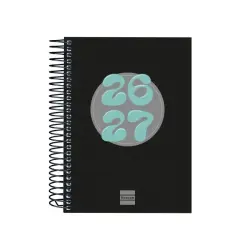 Finocam Cool Agenda Escolar 26/27 - 1 Dia por Pagina - Formato 8º - 120x164mm - Tapas de Carton Forrado - Papel de 80g/m2 - Espi