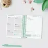 Finocam Diva Agenda Escolar 26/27 - 1 Dia por Pagina - Formato 8º - 120x164mm - Tapas de Carton Forrado - Papel de 80g/m2 - Espi