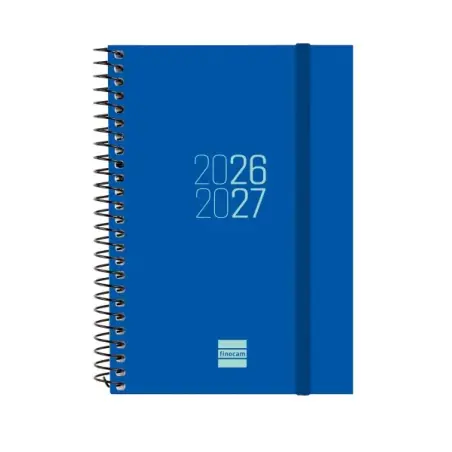 Finocam Espir Agenda Escolar 26/27 - Semana Vista Horizontal - Formato E8 - 120x171mm - Tapas de Polipropileno - Papel de 80g/m2
