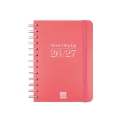Finocam Cosmo Flex Agenda Escolar 26/27 - Semana Vista Horizontal - Formato 8º - 120x169mm - Tapas de Polipropileno - Papel de 8