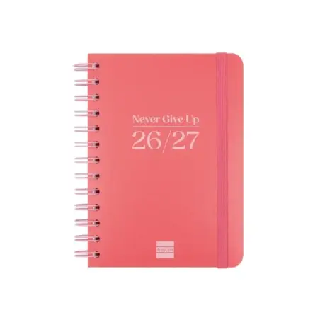 Finocam Cosmo Flex Agenda Escolar 26/27 - Semana Vista Horizontal - Formato 8º - 120x169mm - Tapas de Polipropileno - Papel de 8