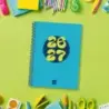 Finocam Cool Agenda Escolar 26/27 - 1 Dia por Pagina - Formato 4º - 155x212mm - Tapas de Carton Forrado - Papel de 80g/m2 - Espi