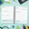 Finocam Cool Agenda Escolar 26/27 - 1 Dia por Pagina - Formato 4º - 155x212mm - Tapas de Carton Forrado - Papel de 80g/m2 - Espi