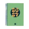 Finocam Cool Agenda Escolar 26/27 - 1 Dia por Pagina - Formato 4º - 155x212mm - Tapas de Carton Forrado - Papel de 80g/m2 - Espi