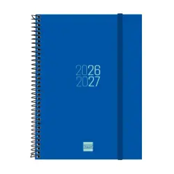 Finocam Espir Agenda Escolar 26/27 - Semana Vista Horizontal - Formato E10 - 155x212mm - Tapas de Polipropileno - Papel de 80g/m