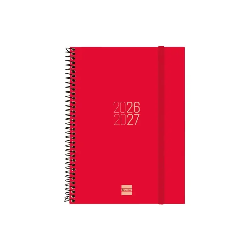 Finocam Espir Agenda Escolar 26/27 - Semana Vista Horizontal - Formato E10 - 155x212mm - Tapas de Polipropileno - Papel de 80g/m