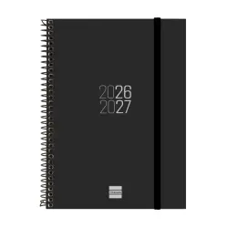 Finocam Espir Agenda Escolar 26/27 - Semana Vista Horizontal - Formato E10 - 155x212mm - Tapas de Polipropileno - Papel de 80g/m