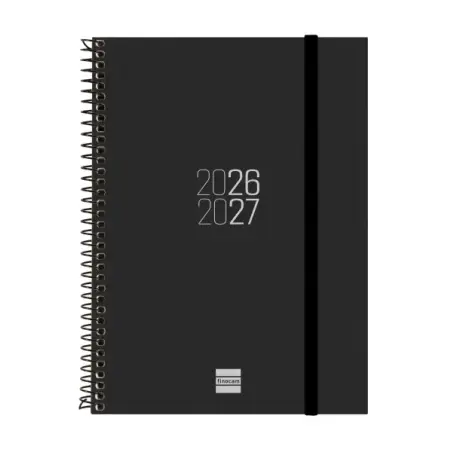 Finocam Espir Agenda Escolar 26/27 - Semana Vista Horizontal - Formato E10 - 155x212mm - Tapas de Polipropileno - Papel de 80g/m