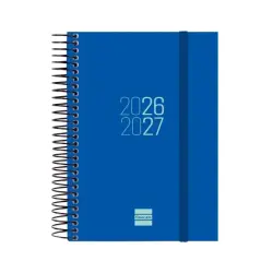 Finocam Espir Agenda Escolar 26/27 - 1 Dia por Pagina - Formato E8 - 120x171mm - Tapas de Polipropileno - Papel de 70g/m2 - Espi