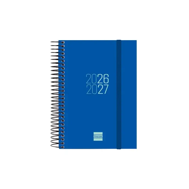 Finocam Espir Agenda Escolar 26/27 - 1 Dia por Pagina - Formato E8 - 120x171mm - Tapas de Polipropileno - Papel de 70g/m2 - Espi