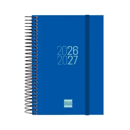 Finocam Espir Agenda Escolar 26/27 - 1 Dia por Pagina - Formato E8 - 120x171mm - Tapas de Polipropileno - Papel de 70g/m2 - Espi