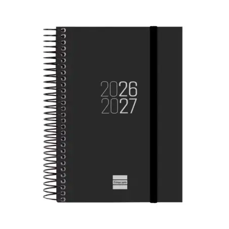 Finocam Espir Agenda Escolar 26/27 - 1 Dia por Pagina - Formato E8 - 120x171mm - Tapas de Polipropileno - Papel de 70g/m2 - Espi