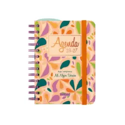 Finocam Talkual Agenda Escolar 26/27 - Semana Vista Horizontal - Formato 8º - 120x169mm - Tapa Dura - Papel de 100g/m2 - Espiral