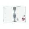 Finocam Talkual Agenda Escolar 26/27 - Semana Vista Horizontal - Formato 8º - 120x169mm - Tapa Dura - Papel de 100g/m2 - Espiral