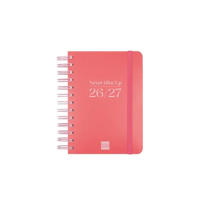 Finocam Cosmo Flex Agenda Escolar 26/27 - 1 Dia por Pagina - Formato 8º - 120x169mm - Tapas de Polipropileno - Papel de 80g/m2 -