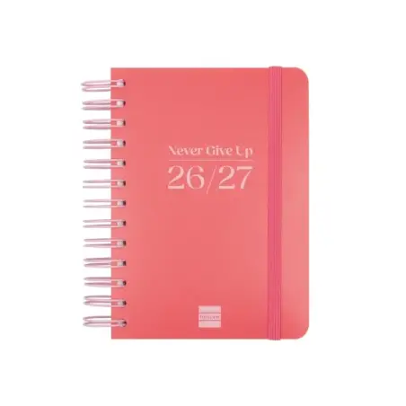 Finocam Cosmo Flex Agenda Escolar 26/27 - 1 Dia por Pagina - Formato 8º - 120x169mm - Tapas de Polipropileno - Papel de 80g/m2 -