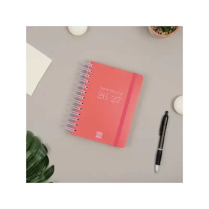 Finocam Cosmo Flex Agenda Escolar 26/27 - 1 Dia por Pagina - Formato 8º - 120x169mm - Tapas de Polipropileno - Papel de 80g/m2 -