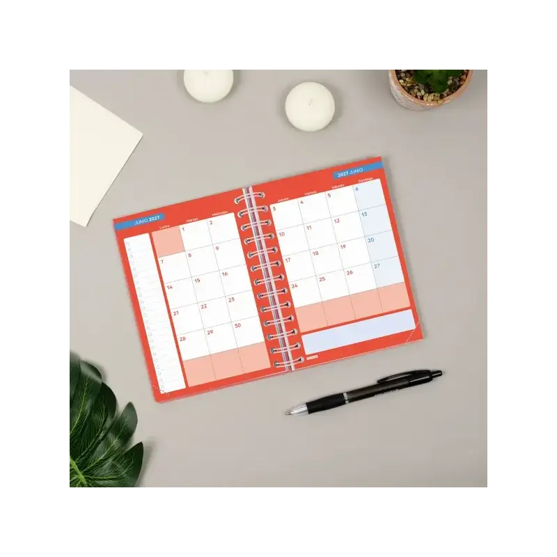 Finocam Cosmo Flex Agenda Escolar 26/27 - 1 Dia por Pagina - Formato 8º - 120x169mm - Tapas de Polipropileno - Papel de 80g/m2 -