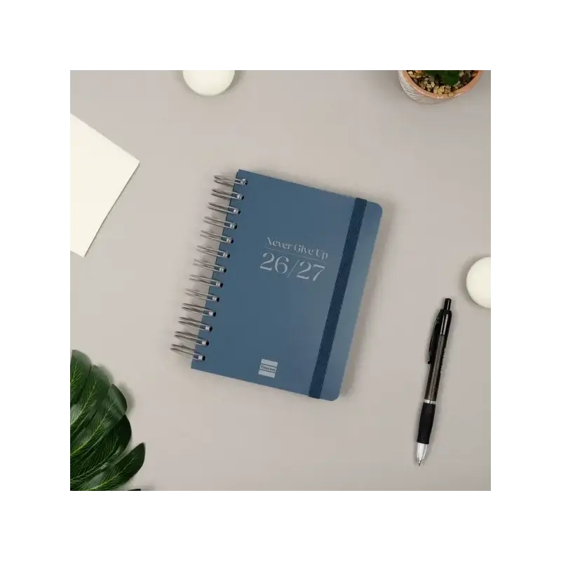 Finocam Cosmo Flex Agenda Escolar 26/27 - 1 Dia por Pagina - Formato 8º - 120x169mm - Tapas de Polipropileno - Papel de 80g/m2 -