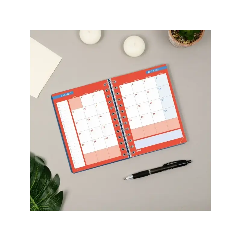 Finocam Cosmo Flex Agenda Escolar 26/27 - 1 Dia por Pagina - Formato 8º - 120x169mm - Tapas de Polipropileno - Papel de 80g/m2 -