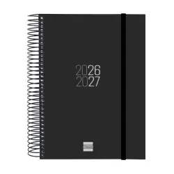 Finocam Espir Agenda Escolar 26/27 - 1 Dia por Pagina - Formato E10 - 155x212mm - Tapas de Polipropileno - Papel de 70g/m2 - Esp