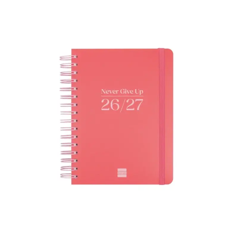 Finocam Cosmo Flex Agenda Escolar 26/27 - 1 Dia por Pagina - Formato 4º - 155x212mm - Tapas de Polipropileno - Papel de 80g/m2 -