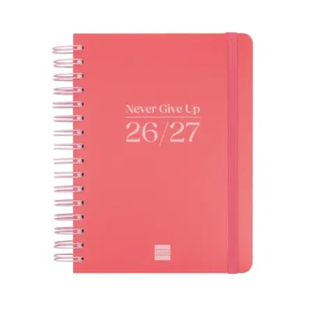 Finocam Cosmo Flex Agenda Escolar 26/27 - 1 Dia por Pagina - Formato 4º - 155x212mm - Tapas de Polipropileno - Papel de 80g/m2 -