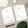 Finocam Cosmo Flex Agenda Escolar 26/27 - 1 Dia por Pagina - Formato 4º - 155x212mm - Tapas de Polipropileno - Papel de 80g/m2 -