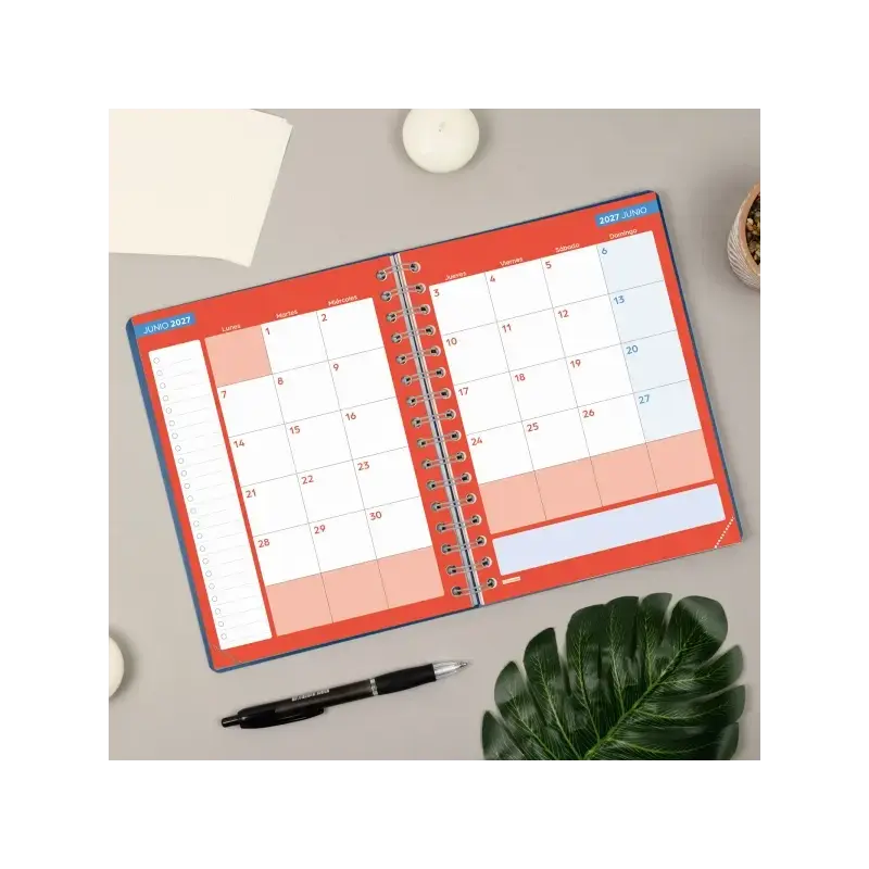 Finocam Cosmo Flex Agenda Escolar 26/27 - 1 Dia por Pagina - Formato 4º - 155x212mm - Tapas de Polipropileno - Papel de 80g/m2 -