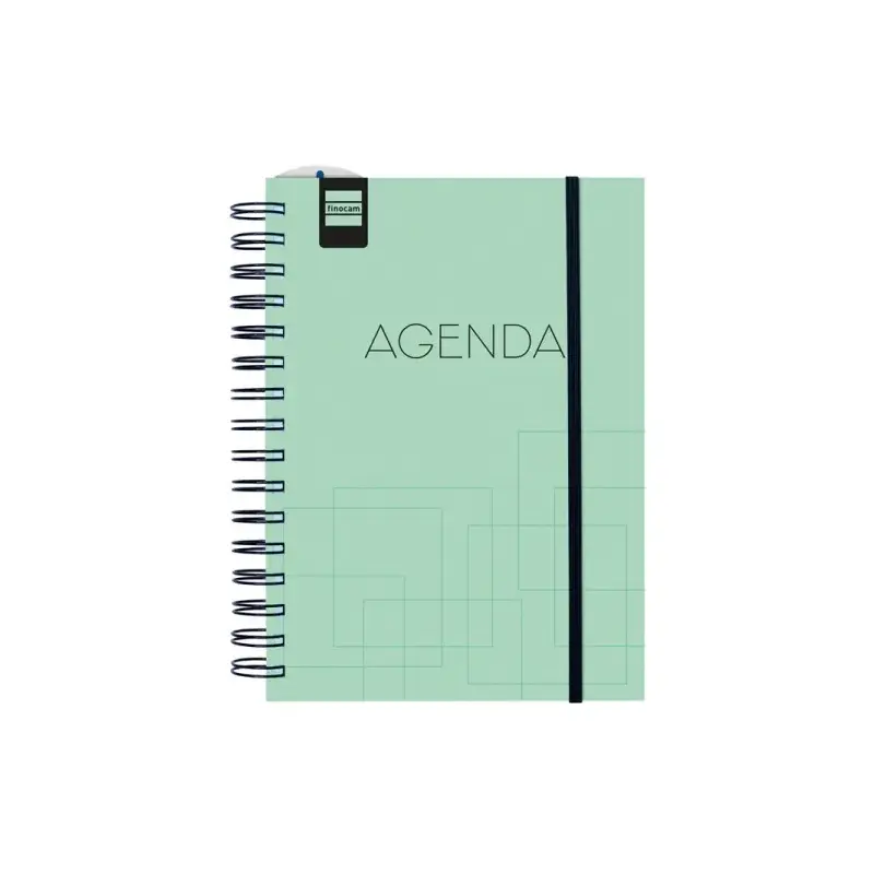Finocam Institut Agenda Escolar 26/27 - Semana Vista Vertical - Formato 4º - 155x215mm - Tapas de Polipropileno - Papel de 90g/m