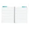 Finocam Organizacion Agenda sin Fechar para Docentes - Semana Vista - 230x310mm - Tapas de Polipropileno - Papel de 80g/m2 - Esp