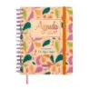 Finocam Talkual Agenda Escolar 26/27 - 1 Dia por Pagina - Formato 4º - 155x217mm - Tapa Dura - Papel de 80g/m2 - Espiral Metalic