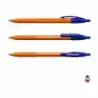 Erichkrause R-301 Naranja Matic Boligrafo Retractil Punta 0.7mm - Cuerpo Hexagonal Opaco - Tinta de Secado Rapido - Color Azul |