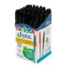 Carioca Sfera Boligrafos - Punta Ø 1mm - Escritura Super Deslizante - Fabricado con 90% de Plastico Reciclado - Color Negro | Ah