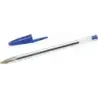Bic Cristal Original Boligrafo de Bola - Punta Redonda de 1.0mm - Trazo 0.4mm - Tinta con Base de Aceite - Color Azul | Ahorro I