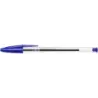 Bic Cristal Original Boligrafo de Bola - Punta Redonda de 1.0mm - Trazo 0.4mm - Tinta con Base de Aceite - Color Azul | Ahorro I