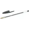 Bic Cristal Original Boligrafo de bola - Punta redonda de 1.0mm - Trazo 0.4mm - Tinta con Base de Aceite - Color Negro | Ahorro