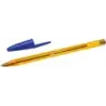 Bic Cristal Original Fine Boligrafo de Bola - Punta Redonda de 0.8mm - Trazo de 0.30mm - Tinta con Base de Aceite - Translucido