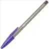 Bic Cristal Fun Boligrafo de Bola - Punta Gruesa de 1.6mm - Tinta con Base de Aceite - Color Morado | Ahorro Imprimiendo