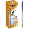 Bic Cristal Fun Boligrafo de Bola - Punta Redonda de 1.6mm - Trazo 0.42mm - Tinta con Base de Aceite - Colores Surtidos | Ahorro